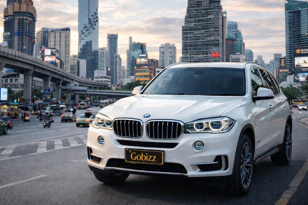 Luxury Car Rental Bangkok, BMW X5 F15, White